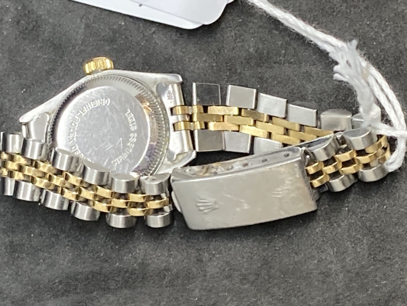 Watches: Ladies Rolex Datejust in stainless and yellow Rolesor. - Image 4 of 4