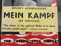 Books: My Struggle (Mein Kampf) 1938 English edition published by the Paternoster Library (Hurst &