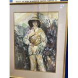 William Pratt: Portrait of Mrs Littman signed lower right and dated 1982 Watercolour and body