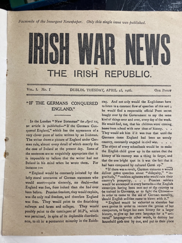 Irish Independence Ephemera: 'The Sinn Fein Rebellion 1916', pictorial souvenir with thirty-one - Image 7 of 8