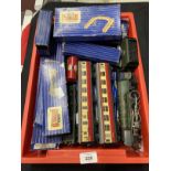 Toys: Railway Hornby Dublo unboxed Duchess of Montrose loco and tender with a selection of track and