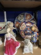 Ceramics: Royal Doulton figure Fiona HN2694, Coalport figures, the Ascot lady and age of elegance,