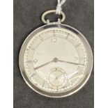 Watches: Acier stainless steel cased c1938 movement signed Hameter inscribed on reverse, Arabic