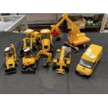 Toys: Diecast Britain's Farming JCB licensed products. Includes 3CX Backhoe Loader, 40576 Ford