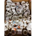 20th cent. Goss china, various subjects and ten items of crested china. (50)