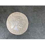 Numismatics: Silver Anne 1702-14 Shilling plain angles obverse, 1711.