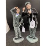 20th cent. Ceramics: Limited edition Royal Doulton figurines, HN2774 No. 2719/9500 Stan Laurel and