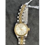 Watches: Ladies Rolex Datejust in stainless and yellow Rolesor.