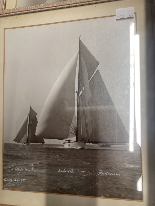 Beken & Son of Cowes gelatine silver prints, Cowes 1926 Lulworth White Heather and Westwood 10ins. x - Image 3 of 3