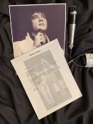 Showbusiness/Rock and Roll/Music/Icons Elvis Presley stage used custom personal microphone with