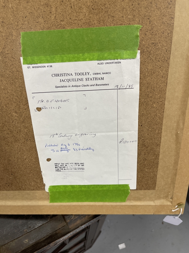 18th cent. Engraving of pastoral scenes and horse racing. Published August 6th 1970 by J.N. Fores, - Image 2 of 2