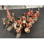 Toys: Elastolin, German made large scale model soldiers, comprising one Mounted Officer, one