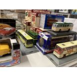 Toys & Models: Diecast buses and coaches including seven Atlas Editions Great British Buses all