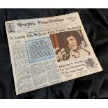 Showbusiness/Rock and Roll/Music/Icons: Original Special Edition of the Memphis Press Scimeter dated