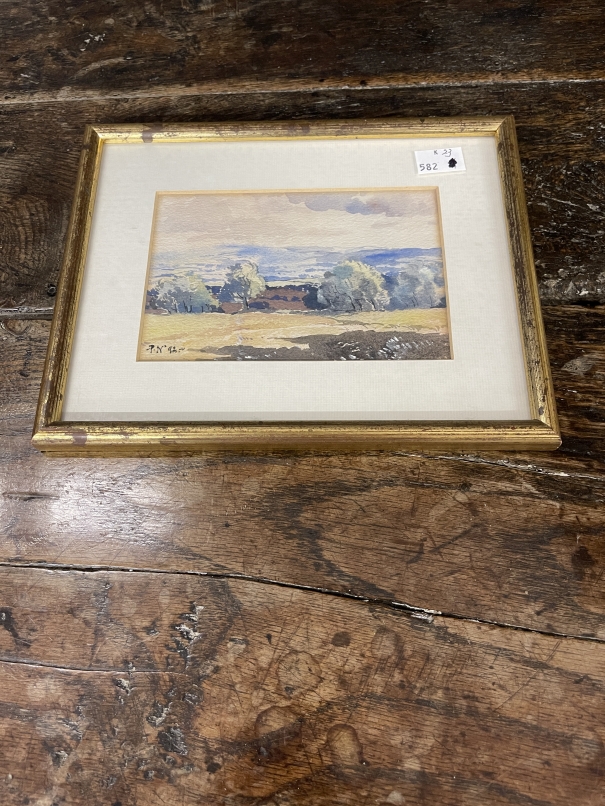 Patrick Nairne: Watercolour, 'Ryde Pier from Fishbourne' signed with initials lower left and dated - Image 2 of 3
