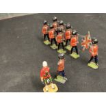 Toys: Britain's Model Soldiers set 82, Pioneers of the Scots Guards 1914 version to 1932 issue,