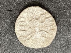 The Late Tom Hunter Collection Celtic Coins: Dobunni Anted. c.AD 20-43? Silver unit. 0.86g. 13mm.