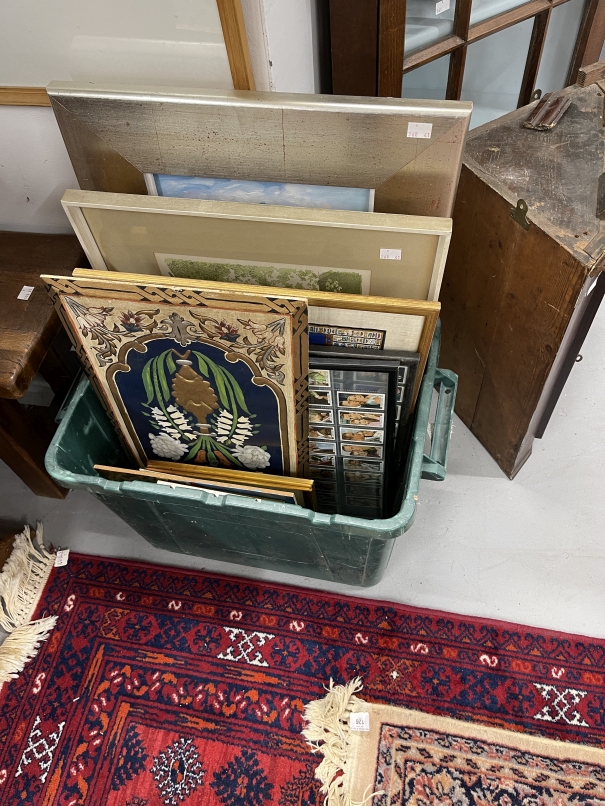 Pictures & Prints: Oil on canvas view Naples from Villa Flouidiaris, the Bridge of Sighs print, - Image 2 of 2