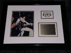 Showbusiness/Rock and Roll/Music/Icons: Elvis Presley Original 'NOW ON TOUR' ELVIS JUNE, 1972 (