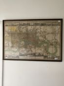 Early 19th cent. New Map of London, printed and published May 1st 1812 by Langley (Edward) &