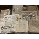 Ephemera: Newspapers - "Daily Express" November 1918, November 2nd 1918, "The Daily Mail" January