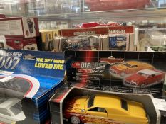 Toys: Diecast model cars, Corgi James Bond Lotus Esprit underwater boxed, Dickie Spielzeug Ford 49