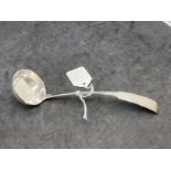 Hallmarked Silver: Toddy ladle Edinburgh marks 1817-18 William Peat or possible Pirrie. 0.75oz.