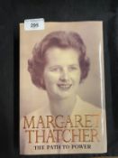 Books: Margaret Thatcher The Path to Power signed first edition.