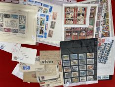 Stamps: Airmail sets and mini sheets of unused from Egypt, Antigua, Mexico, USA, plus used sheets
