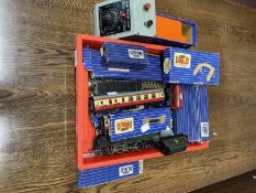 Toys: Railway Hornby Dublo unboxed Duchess of Montrose loco and tender with a selection of track and