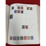 Stamps: Stanley Gibbons Imperial album Commonwealth issues up to mid 1928, lightly populated with