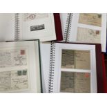 Stamps & Postcards/Postal History: Unusual collection combining stamps and cards associated with