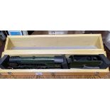 Toys/Pastimes: Superb Thompson Class A213 O gauge locomotive and tender in British Rail green