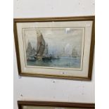 Frederick Stuart Richardson (1855-1934): Watercolour, 'Venetian Fishing Boats, Early Morning' signed