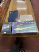 Concorde Memorabilia: Ephemera including flight certificates for flight from Washington to London,