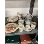 Collectable Ceramics: Louis Pasteur transfer printed plate, Glasgow Exhibition plate 1901, Major
