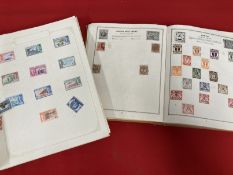 Stamps: The Triumph illustrated album, good schoolchild collection of mainly used World stamps. Plus