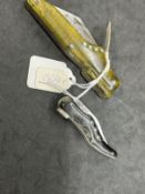 Corkscrews/Wine Collectables Advertising: Late 19th/early 20th cent. White metal and early