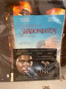 Film Posters: Selection of foyer posters including When we Were Kings, Green Mile, Shadowlands,