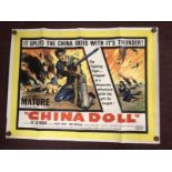 Film Posters: British Quad film poster, 'China Doll' United Artists 1958 war film starring Victor