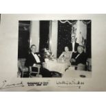 Cunard/Maritime/Royals: Superb signed black and white photograph of The Duke and Duchess of