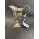 Hallmarked Silver: Helmet jug hallmarked London. Weight 3.8oz.