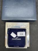 Concorde Memorabilia: Hallmarked silver picture frame, sterling silver, Carrs silver, Concorde