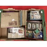 Cigarette Cards: Thousands of loose cards, some rare issues, two fully populated loose albums, ten