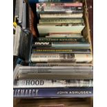 Books: A good collection of reference books and DVDs relating to Hood and Bismarck including rare