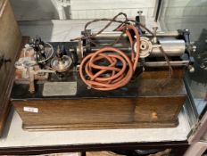 A rare Edison Class M Electric Phonograph with patents to 1891 model no. 25708, with full width