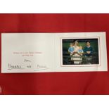 Royal memorabilia: Prince Charles and Lady Diana Spencer 1988 signed Christmas card with a