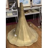 20th cent. Brass gramophone horn. 25ins.