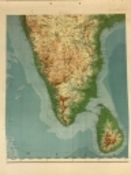 Maps/Atlases: Sectional map of India and adjacent countries, scale 1 inch to 32 miles. Published