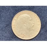 Gold Coinage: Edward VII 1906 half sovereign.